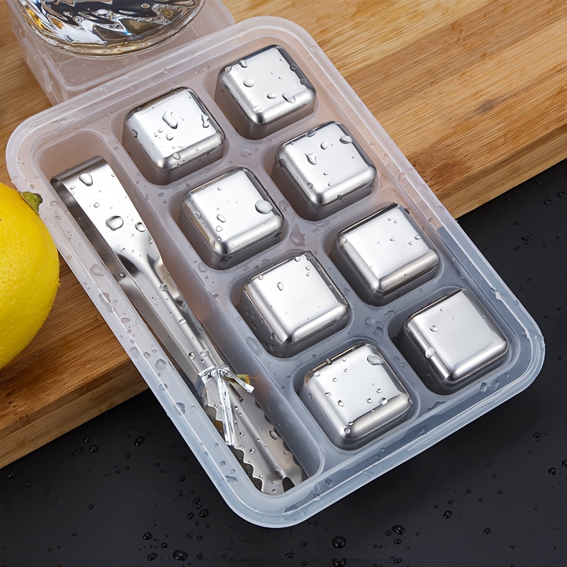Wine Beer Cooler - Whiskey Chilling Stones RVS Herbruikbare ijsblokje