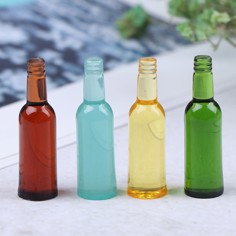 Wine With Beer - 6 stuks 1:12 poppenhuis miniatuur bier
