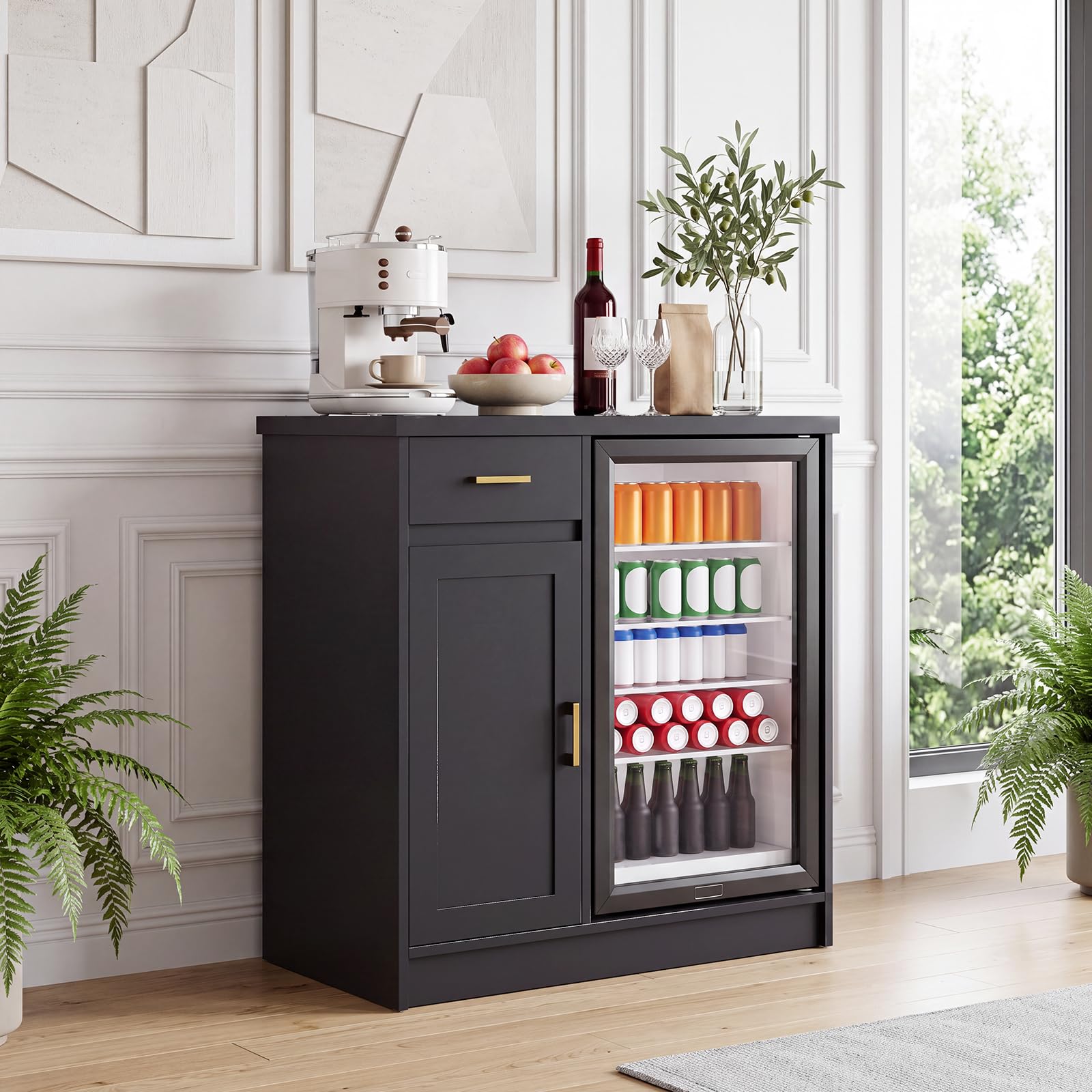 Wine Beer Cooler - 42 inch Farmhouse Wijnbar Kast voor