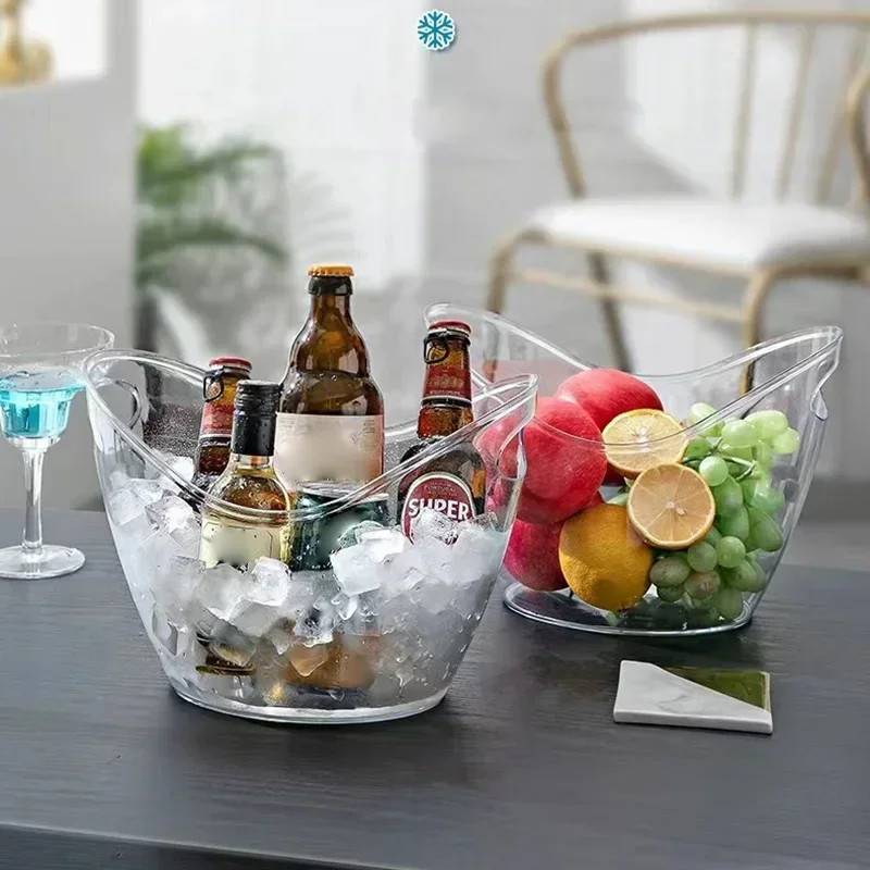 Wine Beer Cooler - 4/8L IJsemmer Transparante IJsblokjes Opslagemmer Bier