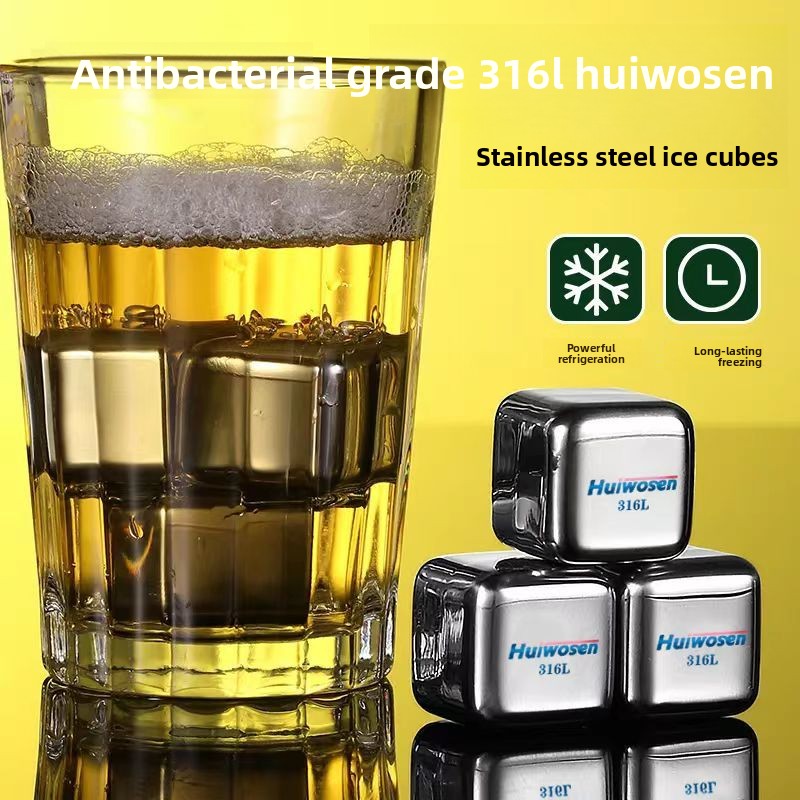 Wine Beer Cooler - 316 roestvrij staal ijsblokje recycling huishoudelijk