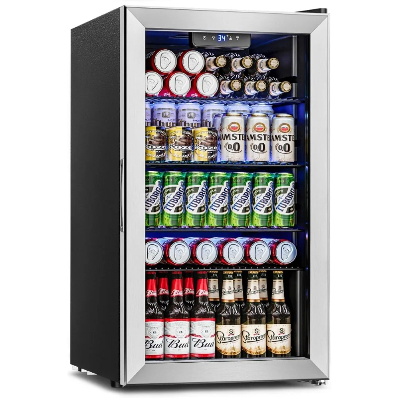 Drankenkoelkast - 126 blikjes  - Wine Beer Mini Fridge recensie en prijs