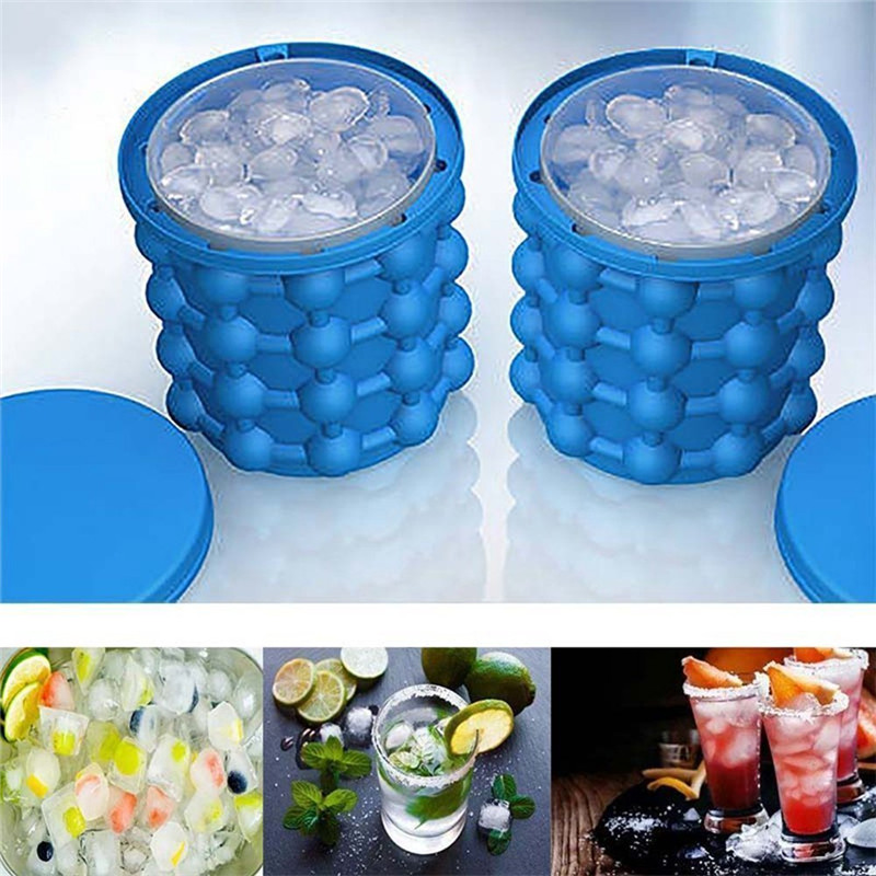 Draagbare siliconen ijsblokjes - Wine Beer Cooler recensie en prijs