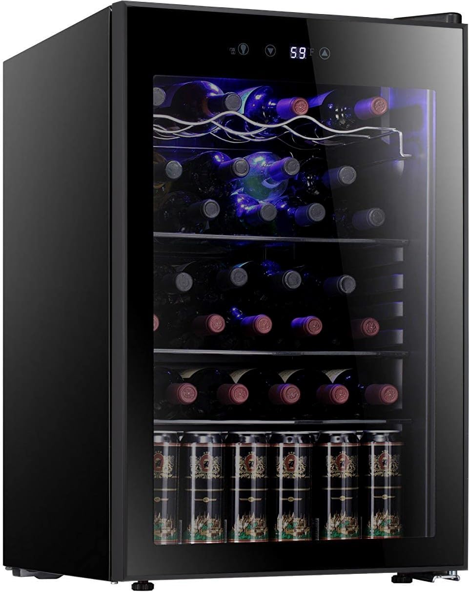 36 flessen wijnkoeler/kast dra - Wine Beer Mini Fridge recensie en prijs