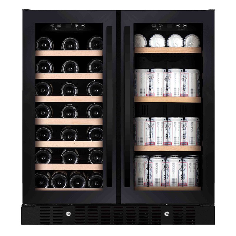 176L glazen deur koelkast onde - Wine And Beer Undercounter Fridge recensie en prijs