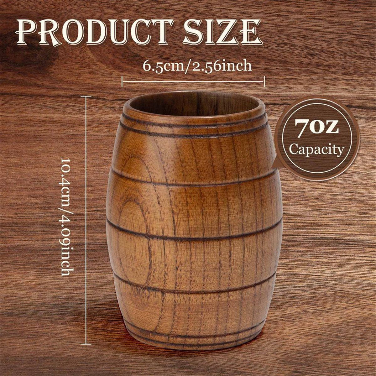 X10A 2 stuks klassieke houten  - Wine Beer Coffee Drink recensie en prijs